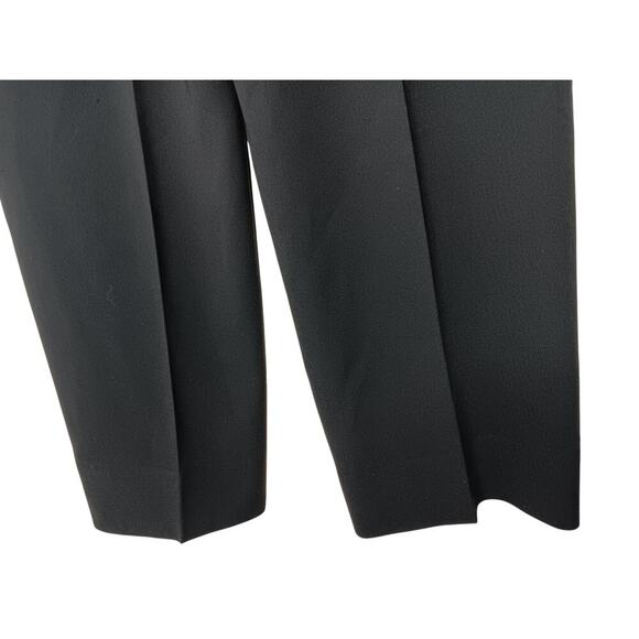 Max Mara Women’s Black Pleated Wide Leg Trousers Pants IT 40 US 6 - Picture 8 of 15